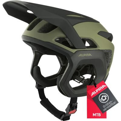 Alpina Rootage Evo Olijf Matt Enduro Fietshelm - Bike Type Alpina Rootage Evo Olijf Matt Enduro Fietshelm - Bike Type