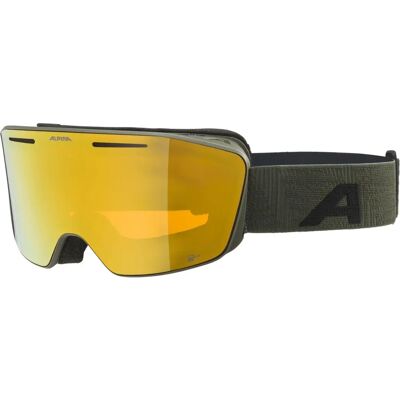 Gafas da Sci Alpina Nendaz Q-Lite Oliva - Contrasto, Protezione UV, Ventilazione Gafas da Sci Alpina Nendaz Q-Lite Oliva - Contrasto, Protezione UV, Ventilazione