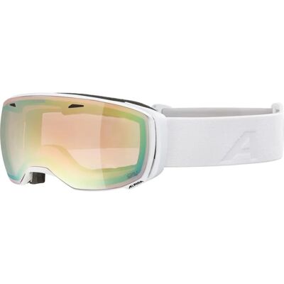 Alpina Estetica QV - Mirror Gold, White Gloss - Ski Goggles Alpina Estetica QV - Mirror Gold, White Gloss - Ski Goggles