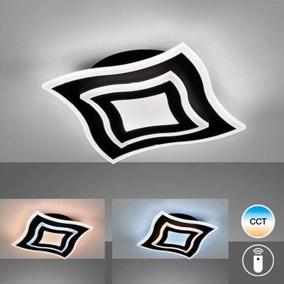 FISCHER LEUCHTEN Sand Schwarz LED Deckenleuchte - 29W - Dimmbar CCT FISCHER LEUCHTEN Sand Schwarz LED Deckenleuchte - 29W - Dimmbar CCT