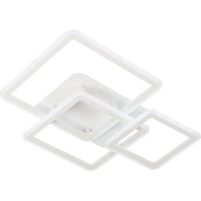 Fischer & Honsel Quadratische LED Deckenleuchte RGBW Dimmbar Fischer & Honsel Quadratische LED Deckenleuchte RGBW Dimmbar