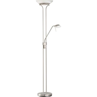 Fischer-Honsel Nickel LED Stehlampe - Stehleuchte Fischer-Honsel Nickel LED Stehlampe - Stehleuchte