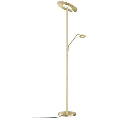 Lámpara de pie Fischer & Honsel Dent 2 luces latón - Lámpara de pie Lámpara de pie Fischer & Honsel Dent 2 luces latón - Lámpara de pie