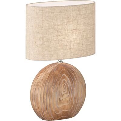 Lampa stołowa Tobse z ceramiki i tkaniny od Fischer & Honsel - Oświetlenie Wewnętrzne Lampa stołowa Tobse z ceramiki i tkaniny od Fischer & Honsel - Oświetlenie Wewnętrzne