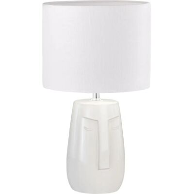 Lampada da Tavolo Face di Fischer & Honsel - Ceramica Lino E14 Lampada da Tavolo Face di Fischer & Honsel - Ceramica Lino E14