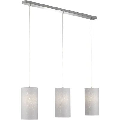 Fischer & Honsel Thor Pendellampe - 3-flammig Chrom Grau Fischer & Honsel Thor Pendellampe - 3-flammig Chrom Grau
