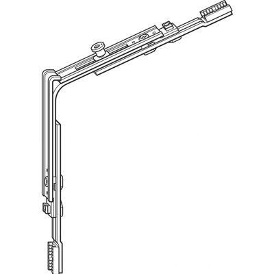 Roto - NTROTO NX Eckumlenkung - Silber - Hinge Roto - NTROTO NX Eckumlenkung - Silber - Hinge