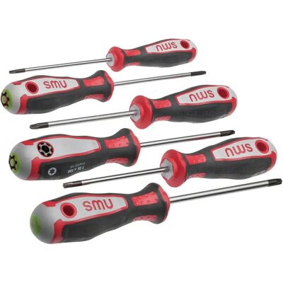 Ensemble de Tournevis NWS - 7 pièces, Poignée ergonomique, Lames chromées Ensemble de Tournevis NWS - 7 pièces, Poignée ergonomique, Lames chromées