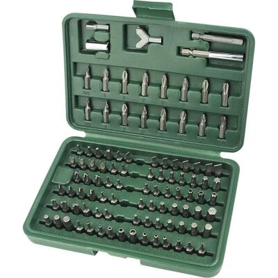 Brüder Mannesmann M29800 - 100-teiliger Bit-Set für Haushalt & Auto Brüder Mannesmann M29800 - 100-teiliger Bit-Set für Haushalt & Auto