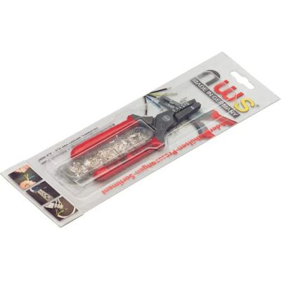 NWS 143-TS Pince à Sertir - 160mm, Inclut 150 Manchons de Fin de Câble NWS 143-TS Pince à Sertir - 160mm, Inclut 150 Manchons de Fin de Câble