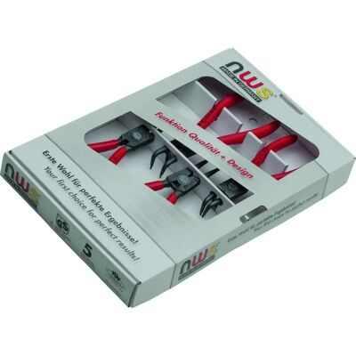 Conjunto de Alicates NWS 792 para Clips Internos e Externos - 4 peças Conjunto de Alicates NWS 792 para Clips Internos e Externos - 4 peças