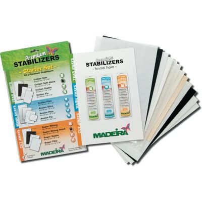 Set di Stabilizzatori per Ricamo Madeira - Kit di Avviamento Set di Stabilizzatori per Ricamo Madeira - Kit di Avviamento
