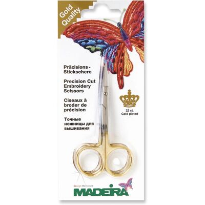 Madeira 9478 Tesouras de Costura com Curvatura Dupla - Ferramentas de Costura Madeira 9478 Tesouras de Costura com Curvatura Dupla - Ferramentas de Costura