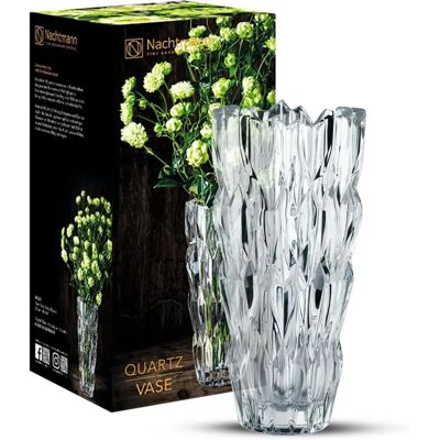 Vase en cristal Quartz Nachtmann - 26cm, Transparent - Décor élégant Vase en cristal Quartz Nachtmann - 26cm, Transparent - Décor élégant