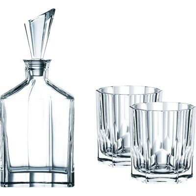Nachtmann Aspen Whiskey Set - Glazen & Karaf Nachtmann Aspen Whiskey Set - Glazen & Karaf