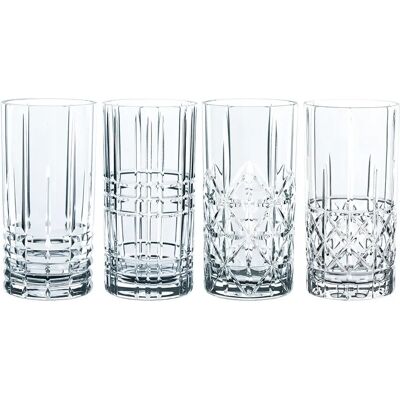 Nachtmann Highland 4-pack lange drinkeglass - Krystall, 445ml Nachtmann Highland 4-pack lange drinkeglass - Krystall, 445ml
