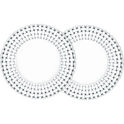 Nachtmann Bossa Nova Tallerken Sett - 27cm Krystallglass Nachtmann Bossa Nova Tallerken Sett - 27cm Krystallglass