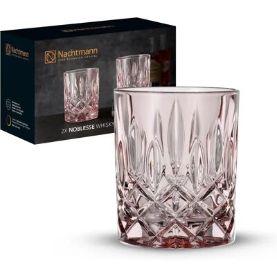 Set di 2 bicchieri whisky rosa Noblesse Nachtmann - 295ml Set di 2 bicchieri whisky rosa Noblesse Nachtmann - 295ml