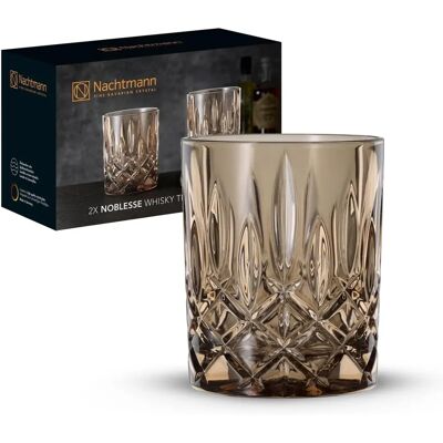 Verres à whisky Bronze Noblesse Nachtmann - Lot de 2 - Publicité Verres à whisky Bronze Noblesse Nachtmann - Lot de 2 - Publicité
