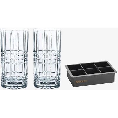 Nachtmann Longdrink & Iisbit-Sett - Klar Drikkeglass & Shotglass Nachtmann Longdrink & Iisbit-Sett - Klar Drikkeglass & Shotglass