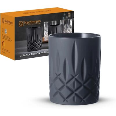 Nachtmann Noblesse Black Whisky Tumbler - 2 pièces Nachtmann Noblesse Black Whisky Tumbler - 2 pièces