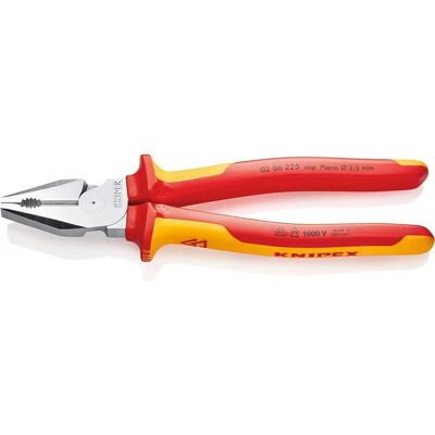 Alicate combinado de alta palanca - Aislado VDE 225mm Alicate combinado de alta palanca - Aislado VDE 225mm