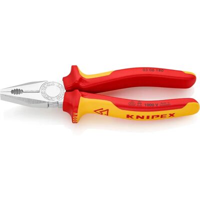 Knipex 03 06 180 SB Pince Multiprise VDE - 180mm Knipex 03 06 180 SB Pince Multiprise VDE - 180mm