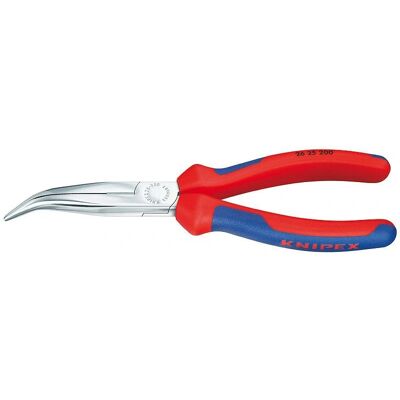 Knipex Zange - 26 25 200 SB - Flachrundzange, 40° gewinkelt - Drahtschneiden Knipex Zange - 26 25 200 SB - Flachrundzange, 40° gewinkelt - Drahtschneiden