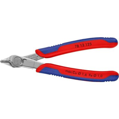 Knipex Model 78 13 125 SB Precision Electronic Snips - Flush Cutting Knipex Model 78 13 125 SB Precision Electronic Snips - Flush Cutting