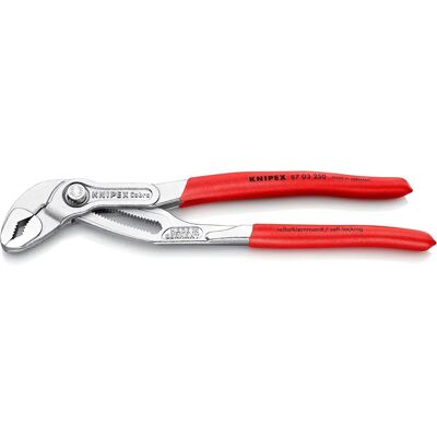 Knipex Cobra Verstellbare Zange - 250mm - Für Rohre und Muttern Knipex Cobra Verstellbare Zange - 250mm - Für Rohre und Muttern