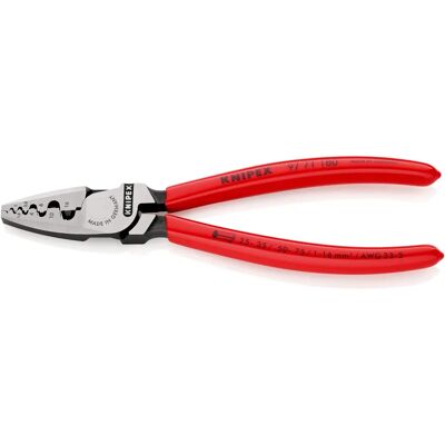 Pinza crimpatrice Knipex - Leggera, VDE, 0,25-16mm² - Capicorda Pinza crimpatrice Knipex - Leggera, VDE, 0,25-16mm² - Capicorda