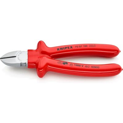 Knipex 70 07 180 Tagliaciseaux diagonali - Sicurezza, Precisione, 180mm Knipex 70 07 180 Tagliaciseaux diagonali - Sicurezza, Precisione, 180mm