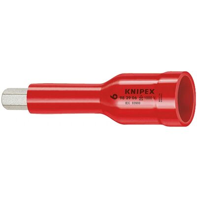 Knipex 98 39 06 - Steckschlüsseladapter - Maulschlüsselverlängerung Knipex 98 39 06 - Steckschlüsseladapter - Maulschlüsselverlängerung
