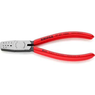 Knipex 97 61 145 A SB - Pinze crimpatrici - Terminali filo - 145mm Knipex 97 61 145 A SB - Pinze crimpatrici - Terminali filo - 145mm