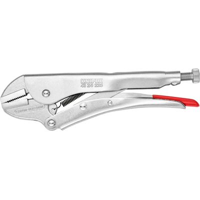 KNIPEX 41 24 225 Alicates de presión - Mandíbulas rectas KNIPEX 41 24 225 Alicates de presión - Mandíbulas rectas