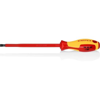 Knipex 98 20 80 Destornillador de ranura VDE - Destornillador de ranura Knipex 98 20 80 Destornillador de ranura VDE - Destornillador de ranura