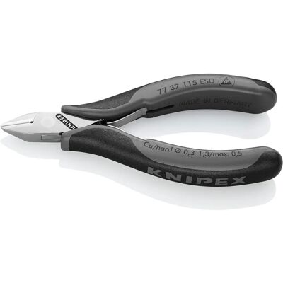 Tagliacavi diagonali ESD Knipex 77 32 115 - Elettronica fine Tagliacavi diagonali ESD Knipex 77 32 115 - Elettronica fine