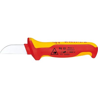 Knipex 98 52 SB VDE Kabelmesser - Isolierter Elektroinstallationsmesser Knipex 98 52 SB VDE Kabelmesser - Isolierter Elektroinstallationsmesser