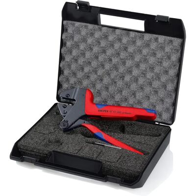 Knipex 97 43 200 Crimp System Pliers - Professionella, Justerbara, med Fodral Knipex 97 43 200 Crimp System Pliers - Professionella, Justerbara, med Fodral
