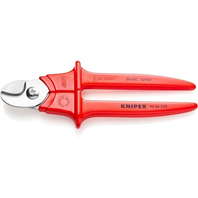 Ciseaux à câbles Knipex - 9506 - Certifié VDE - Capacité 16 mm Ciseaux à câbles Knipex - 9506 - Certifié VDE - Capacité 16 mm