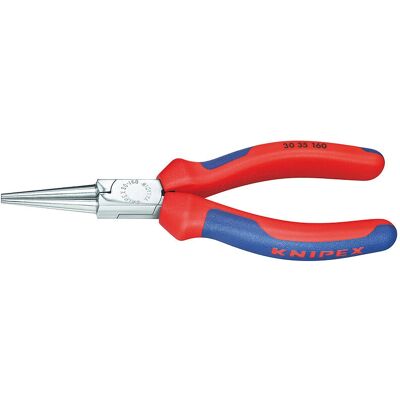 Knipex Zange mit langer Spitze - 160mm, Robust, Runde Backen, Glatte Griffflächen Knipex Zange mit langer Spitze - 160mm, Robust, Runde Backen, Glatte Griffflächen