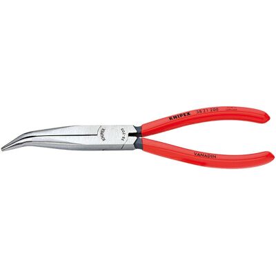 Knipex 38 21 200 Præcisions tang - 200mm, 40° Vinkel, Vanadium Stål Knipex 38 21 200 Præcisions tang - 200mm, 40° Vinkel, Vanadium Stål