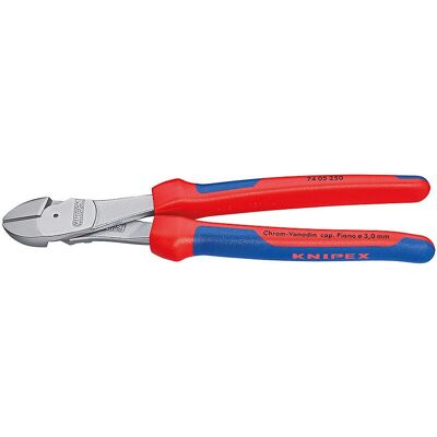 Knipex 74 05 250 Tronchesi diagonali con leva elevata - Pinze diagonali Knipex 74 05 250 Tronchesi diagonali con leva elevata - Pinze diagonali