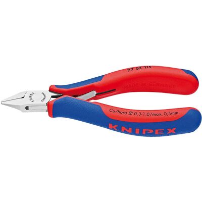 Cisailles diagonales Knipex 77 52 115 - Outil précis pour électronique - Publicité Cisailles diagonales Knipex 77 52 115 - Outil précis pour électronique - Publicité