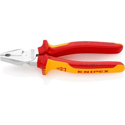 Pinza combinata ad alta leva Knipex 180mm - Test VDE Pinza combinata ad alta leva Knipex 180mm - Test VDE