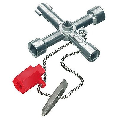 Knipex 00 11 03 Bedrijfsdeur Sleutel - Elektriciteit, Water, Gas Knipex 00 11 03 Bedrijfsdeur Sleutel - Elektriciteit, Water, Gas