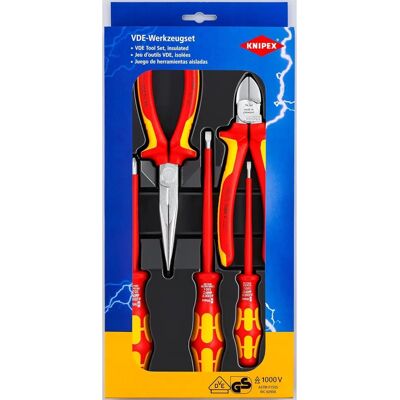 Knipex Modell 00 20 13 - VDE Werkzeugset, 5 Stücke Knipex Modell 00 20 13 - VDE Werkzeugset, 5 Stücke