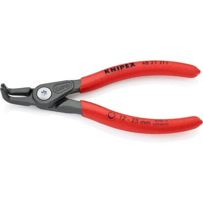 Knipex 48 21 J11 SB Präzisionssicherungsringzange Innen 90° Gebogen 12-25mm Knipex 48 21 J11 SB Präzisionssicherungsringzange Innen 90° Gebogen 12-25mm