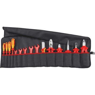Knipex Werkzeug-Rolltasche - Elektriker-Set VDE/1000V Knipex Werkzeug-Rolltasche - Elektriker-Set VDE/1000V
