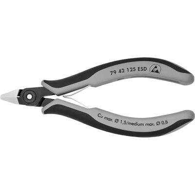Knipex 79 42 125 ESD Precisie Elektronica Diagonale Tang Knipex 79 42 125 ESD Precisie Elektronica Diagonale Tang